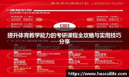 提升体育教学能力的考研课程全攻略与实用技巧分享